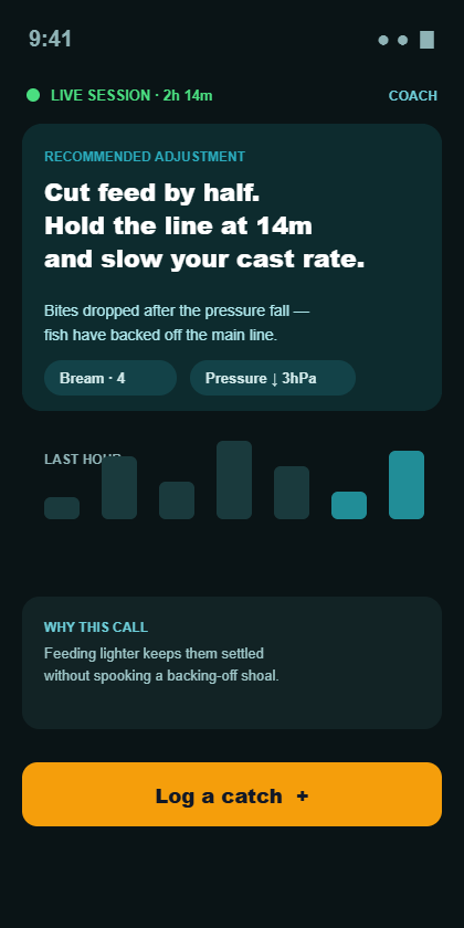 AnglerLogic app screen